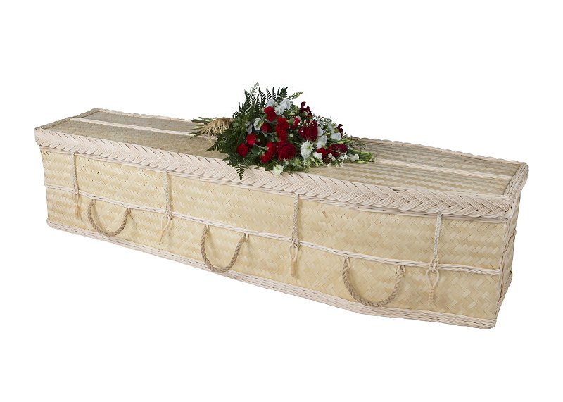 Bamboo traditional coffin