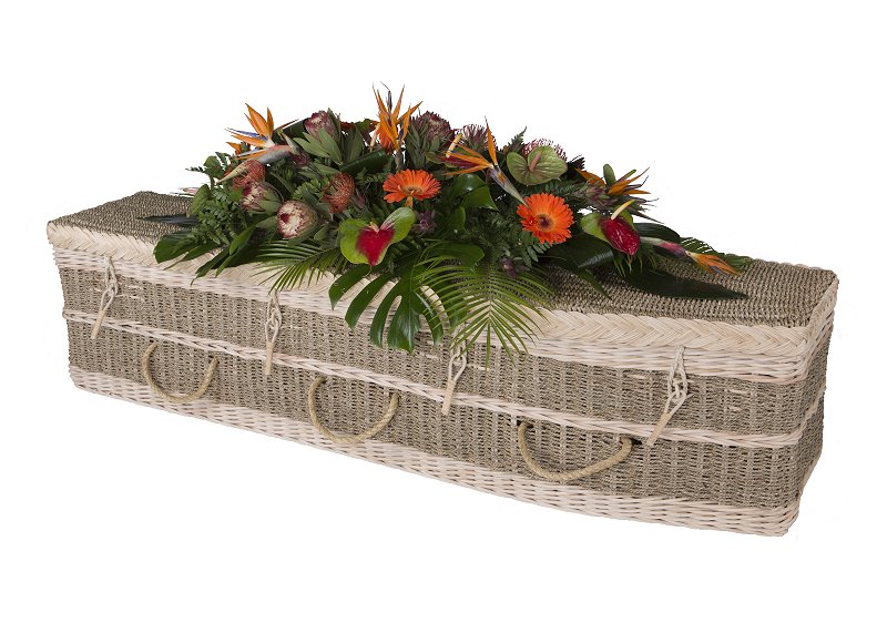 Seagrass traditional coffin